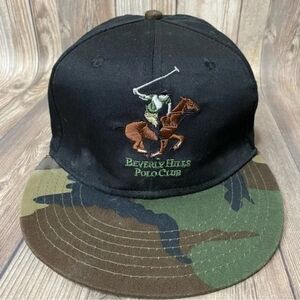 Beverly Hills Polo Club Black and Camo Cap
